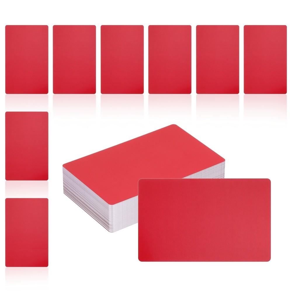 150Pcs Metal Business Card Blanks,1/64