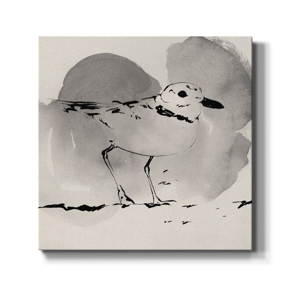 Fantasy Bird Paintings & Prints for Farmhouse Decor Abstract Inky Plover Wall...