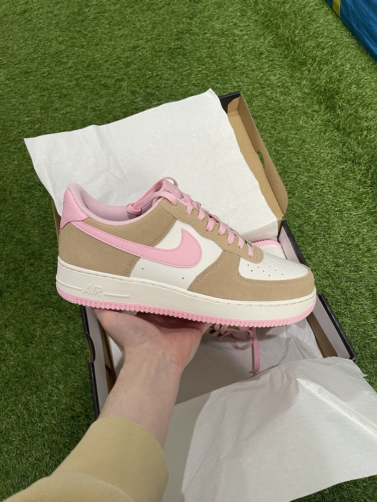 11M - Nike Air Force 1 Low '07 LV8 Rattan Phantom Medium Soft Pink - FQ8714-202