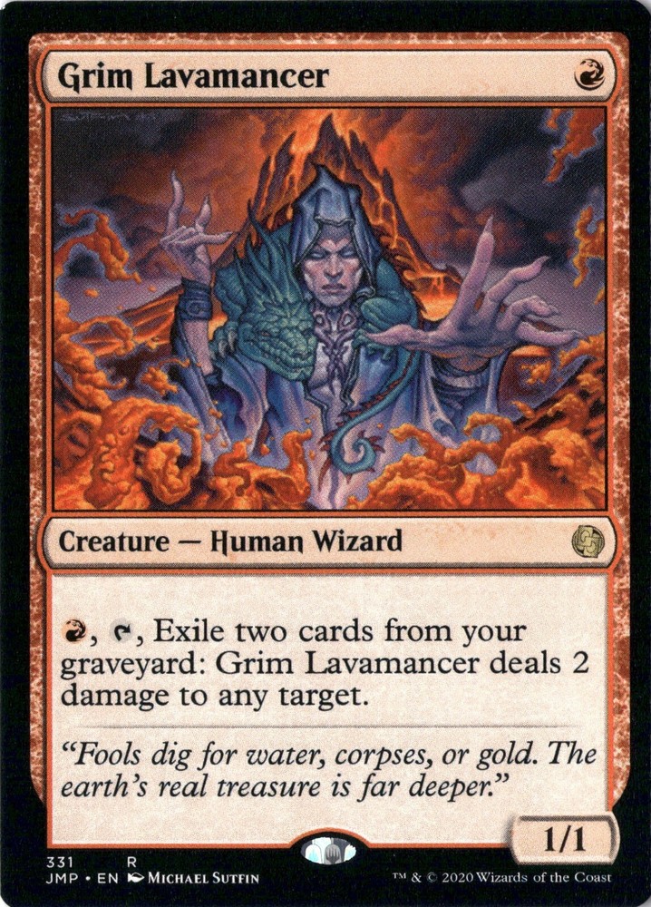 Grim Lavamancer NM/M* Jumpstart ENGLISH 331 mtg -UnltdCards