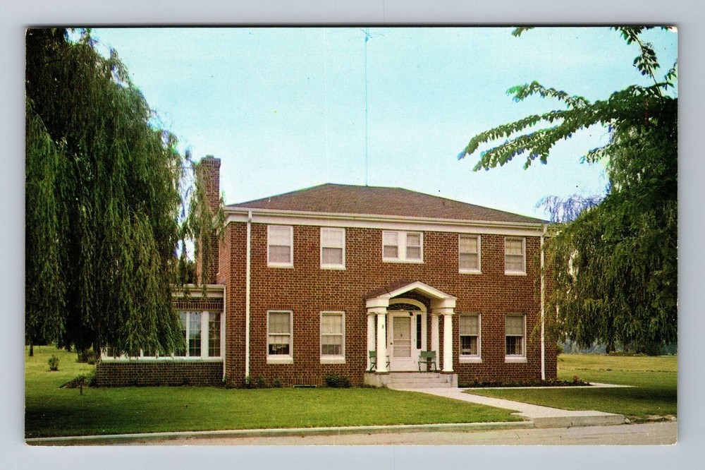 Eaton Rapids MI-Michigan, North Carolina Cottage, VFW Natl Home Vintage Postcard