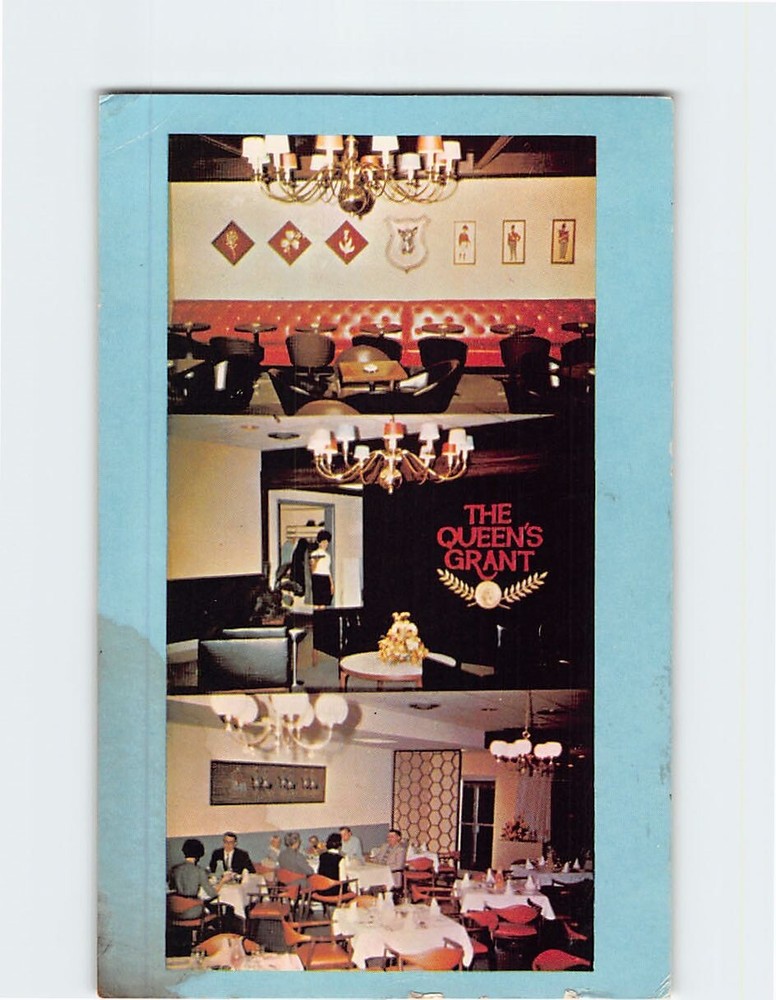 Postcard The Queen's Grant Motor Motel Brockville Ontario Canada