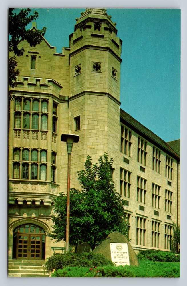 Youngstown State University, Admin Building Ohio OH Unposted VINTAGE Postcard