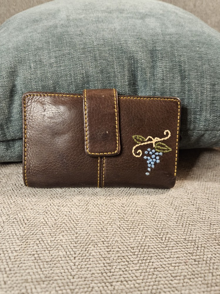 FOSSIL Vintage Boho Genuine Leather Wallet