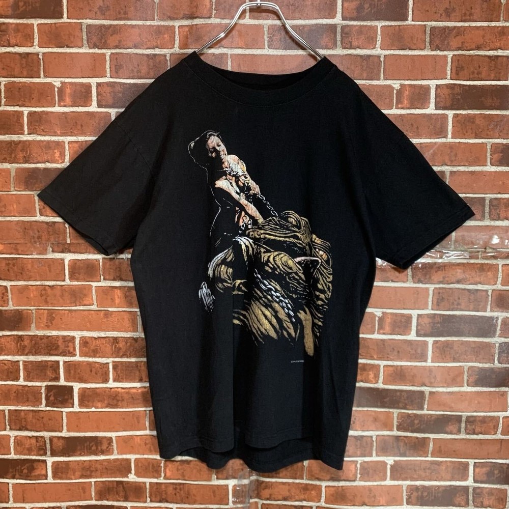 Made In Usa 90'S Star Wars Princess Leia Jabba The Hutt Vintage Movie T-Shirt Ol