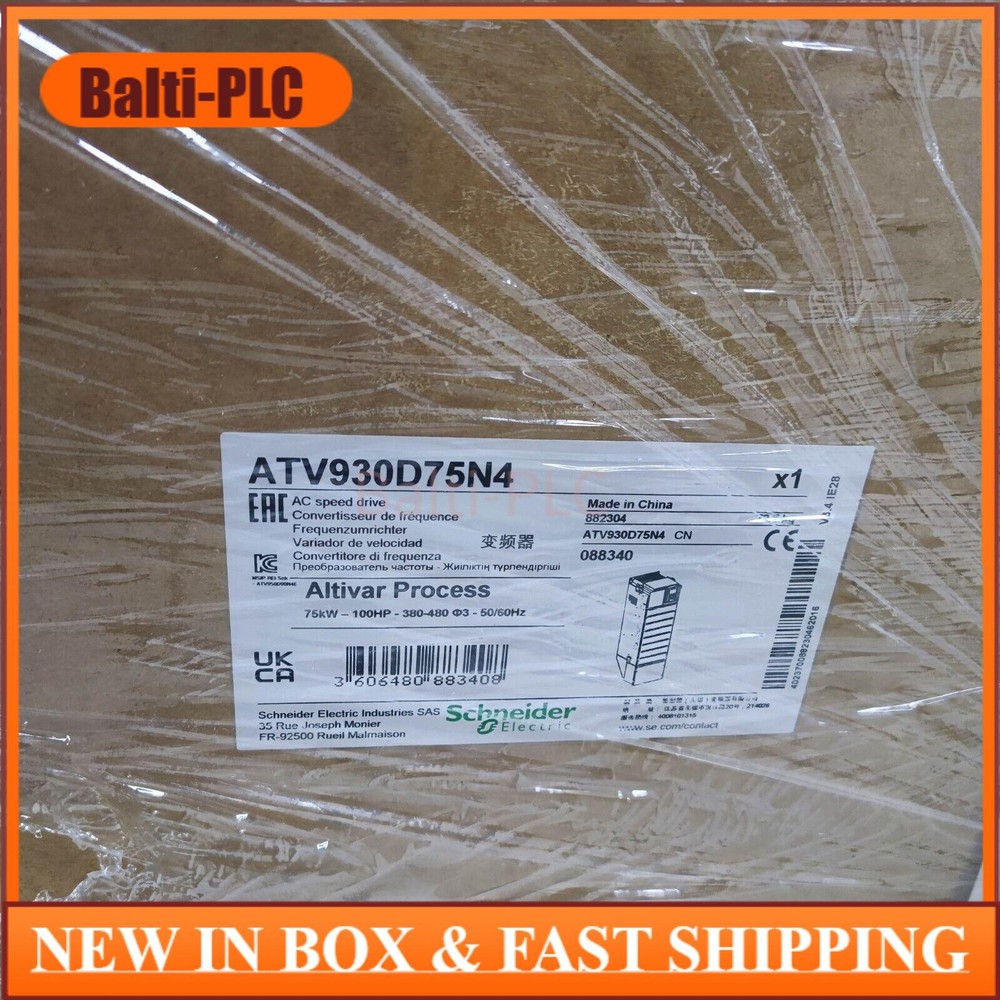 Fast Shipping New ATV930D75N4 Converter ATV930D75N4 PLC Inverter