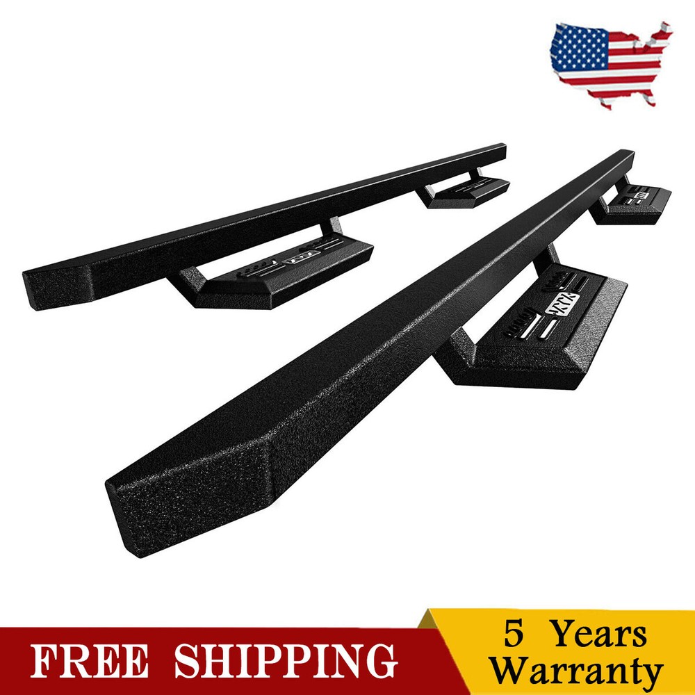 2pcs For 2019 2020 - 2024 Dodge Ram 1500 Crew Cab Running Boards Side Step