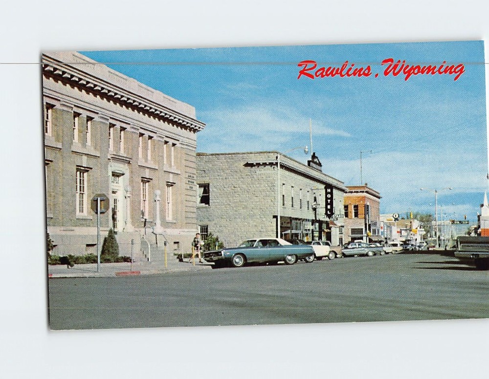Postcard Rawlins Wyoming USA