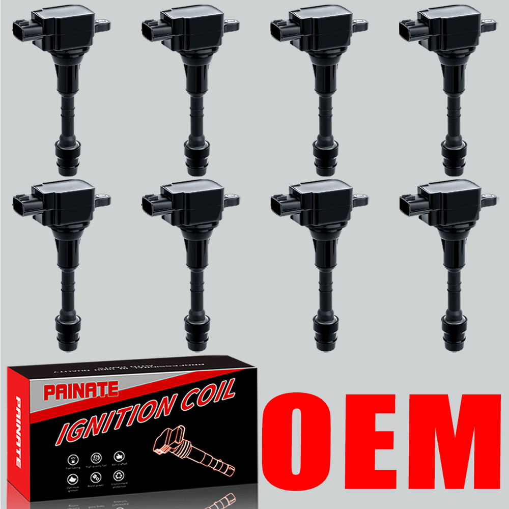8X OEM Ignition Coil For 2004-2014 Nissan Titan Armada 5.6L V8 22448-7S015 UF510