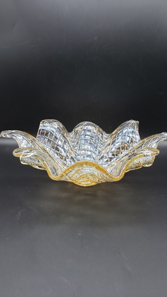 Vintage Murano Vetro Eseguito Murano Champagne 12