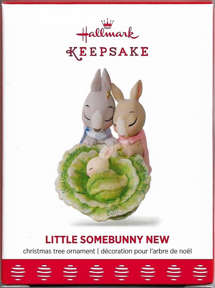 2017 Hallmark Keepsake Little Somebunny Ornament New in Box
