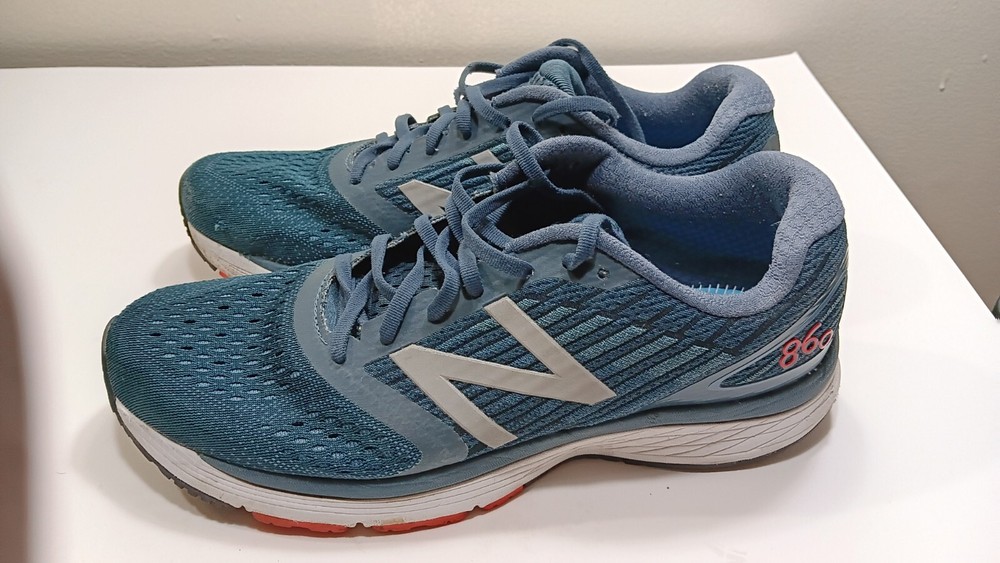 New Balance Mens 860 V9 Blue Running Shoes Sneakers M860PF9 Size 11
