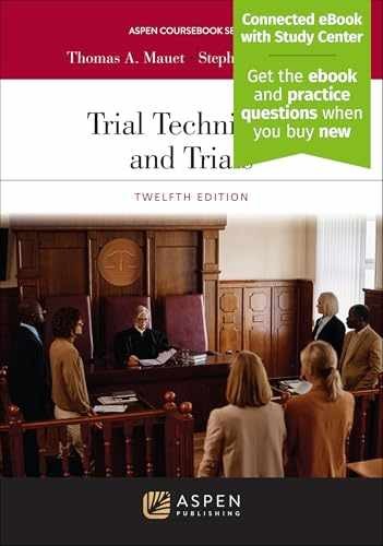 Trial Techniques and Trials: With Online - Paperback, by Thomas A. Mauet; - New