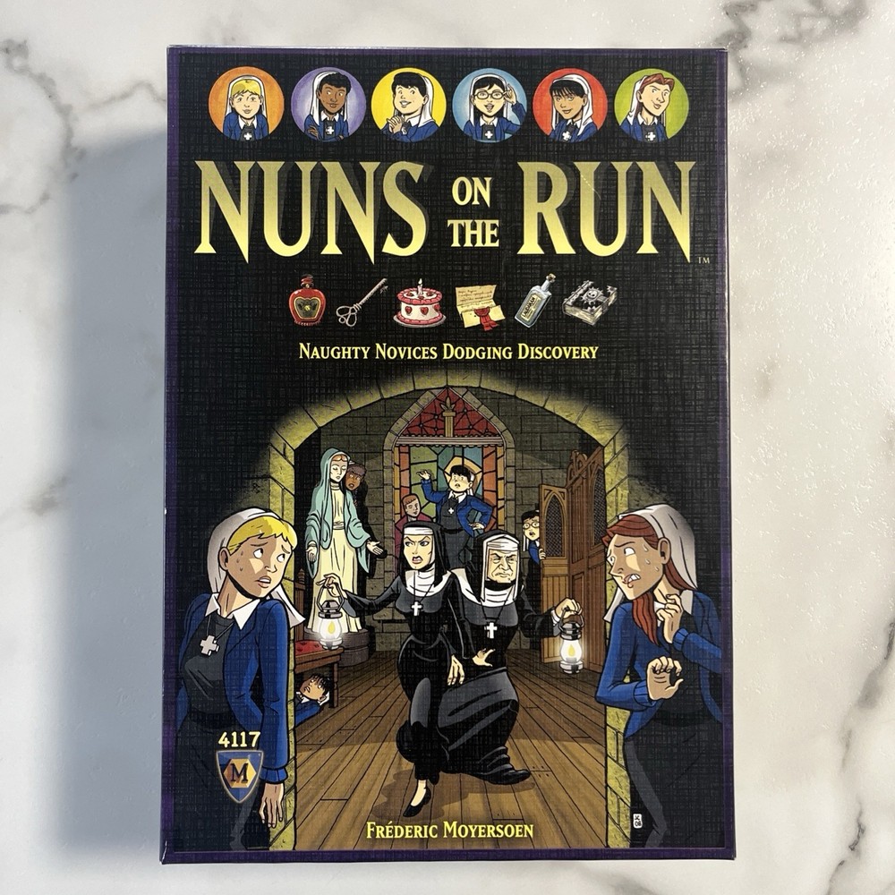 NUNS ON THE RUN Board Game By Mayfair 2010 COMPLETE ~ Excellent Condition