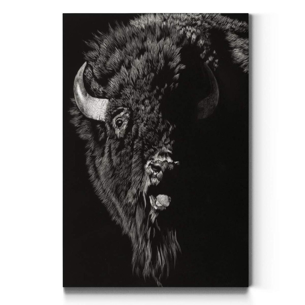Portrait Style Canvas Wall Art: Animals, Dogs, Birds, Fish, Horses, Elk, Deer...