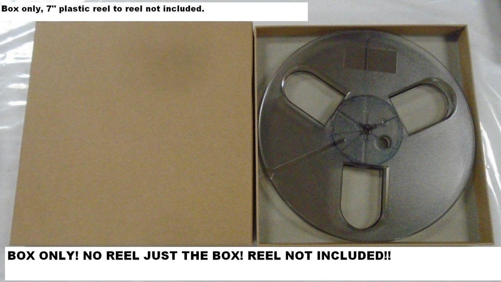 ACID FREE Empty BOX ONLY! Case Plastic Reel to NOT INCLUDED!1/4