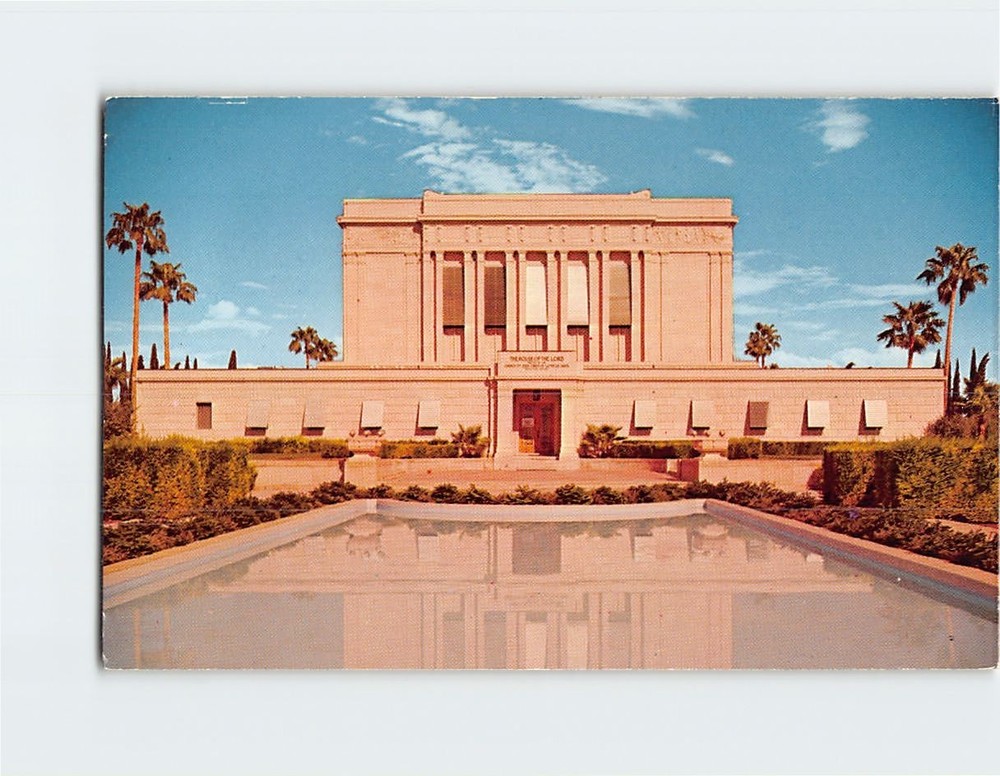 Postcard Mesa Temple of the Church of Jesus Christ of Latter Day Saints Arizona