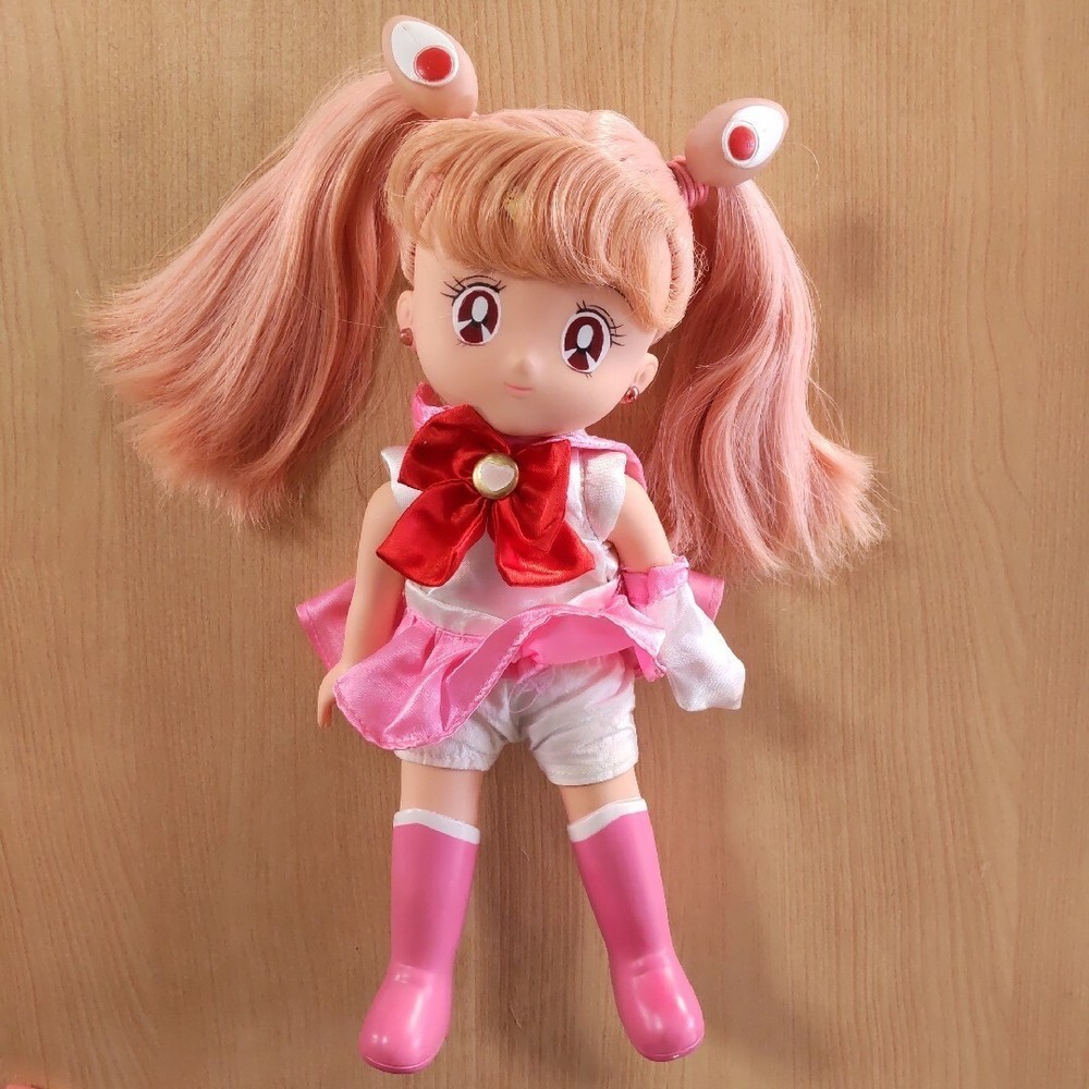 Sailor Moon Nakayoshi Chibi Moon Plush Doll Vintage Collectible Very Good