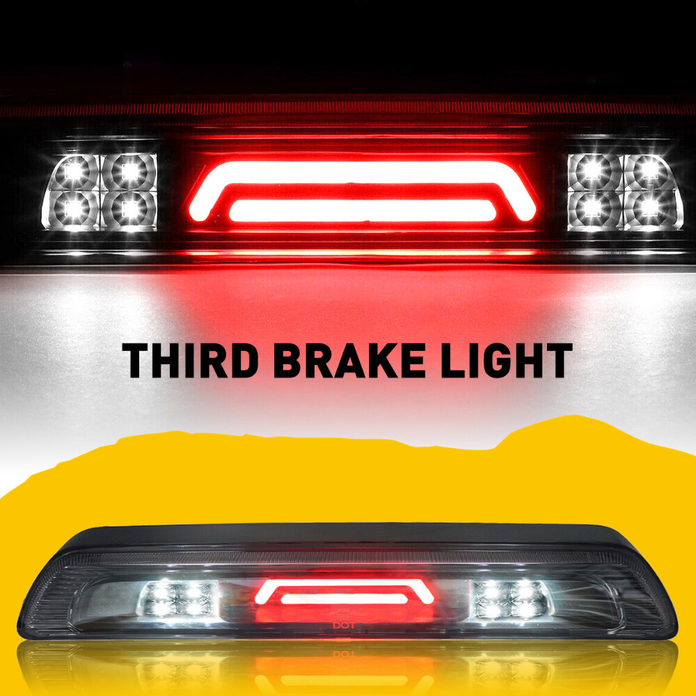 3D LED Bar for 2005-2021 Toyota Tundra Third Brake Tail Light Cargo Lamp Tinted