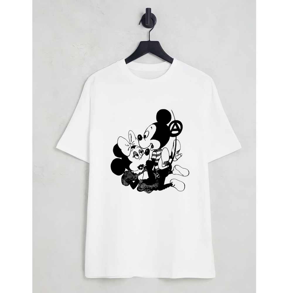 Reprint Seditionaries Punk Classic Minnie & Mickey T-Shirt – Vintage Style Graph