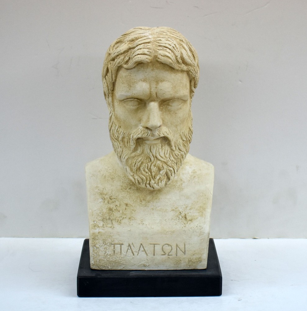 Plato bust - Greek Philosopher - Student of Socrates  - Teacher of Aristotle