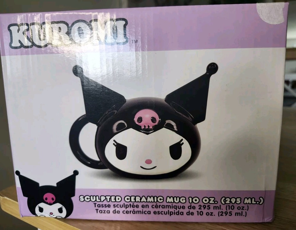 Kuromi (Hello Kitty & Friends) Sanrio Sculpted Ceramic Mug