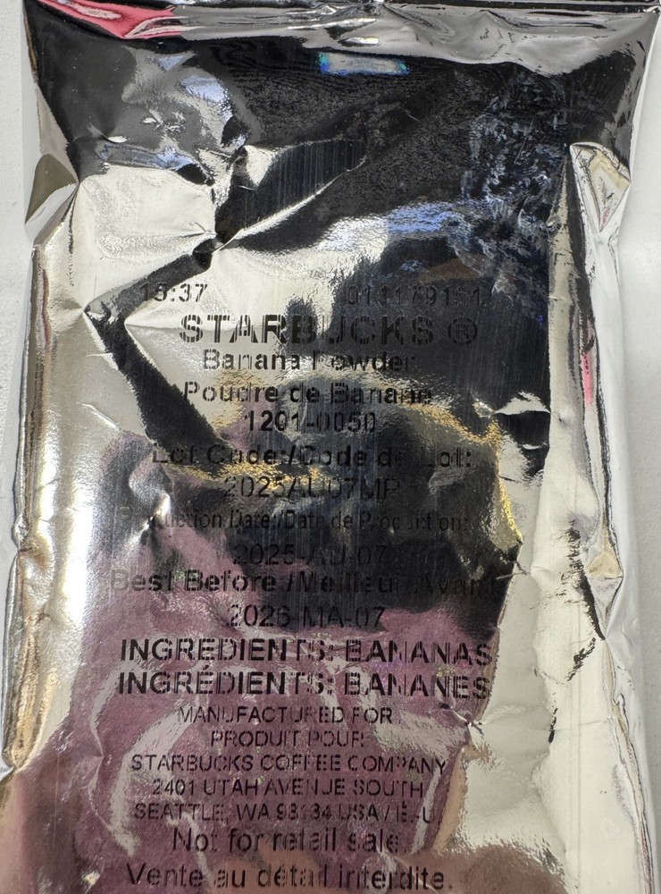 Starbucks Freeze Dried Banana Powder 2.4 oz