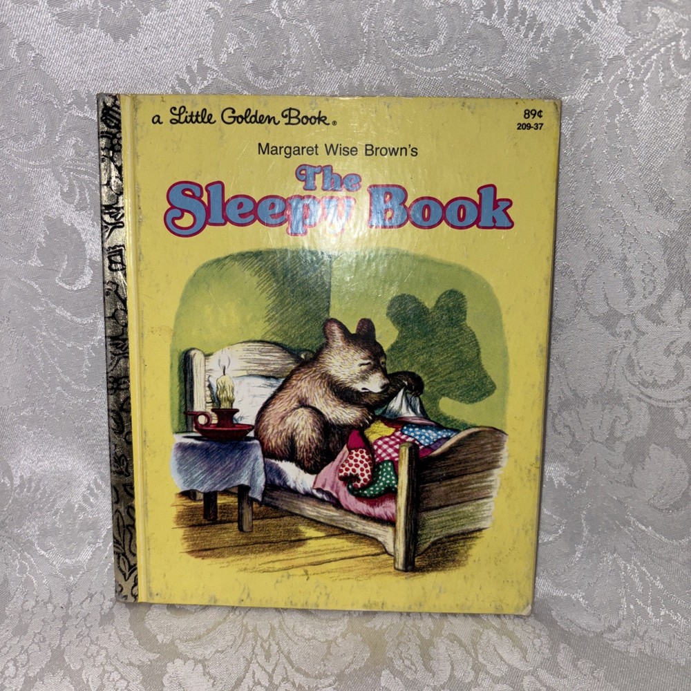 Vintage The Sleepy Book Little Golden Book .89 Number 209–37 Margaret Wise Brown