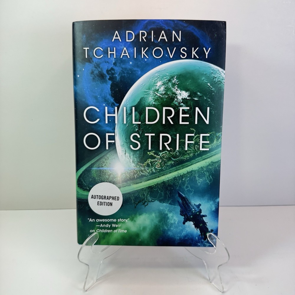 Children of Strife by Adrian Tchaikovsky Book 4 Hand Signed 1st/1st HC 2026 New