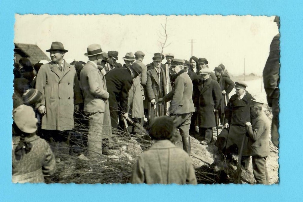 Latvia Lettland Soldiers And People Vintage Photo Postcard 1054