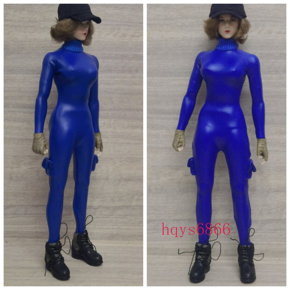 1/6 Female Clothes Bodysuit Tights Jumpsuit for 12'' Small Middle Bust Figure