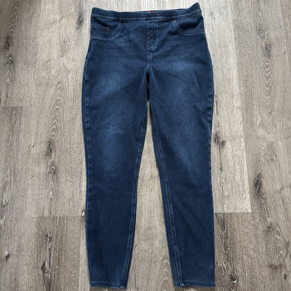 Spanx Jean-ish Ankle Leggings Women’s XL Twilight Rinse Blue Denim 20018R