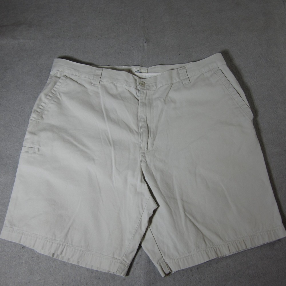 Docker's Chino Flat Front Relaxed Fit Shorts Mens Sz 42 Beige 10