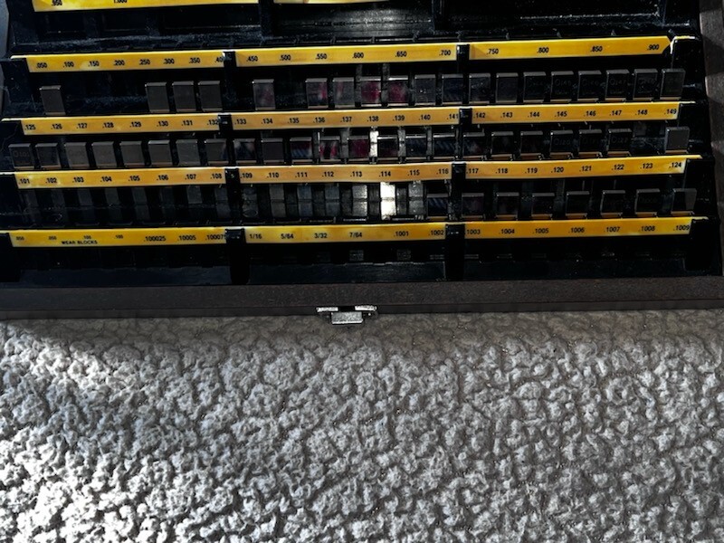 50- STARRETT GAGE BLOCKS.