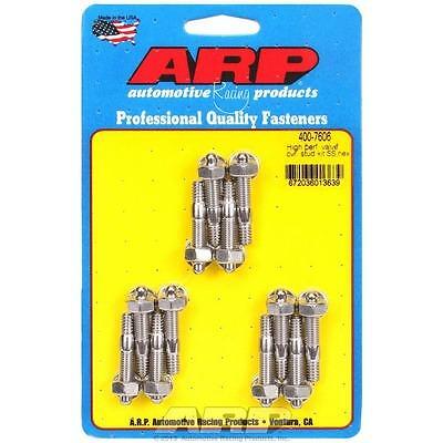 Arp 400-7606, Set of 12 Polished Stainless Steel S/S Valve Cover Stud Kit 6Pt. (
