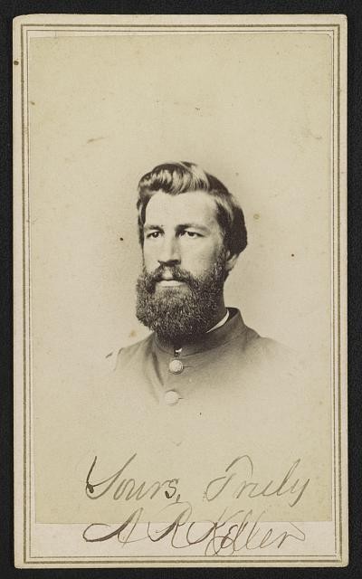Captain Augustus Ruffner Keller Ohio Infantry Civil War 1860s Portrait