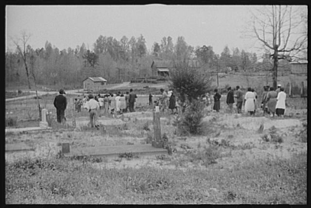 Photo:Heard County Georgia 1941 Funeral of Negro Sawmill Worker