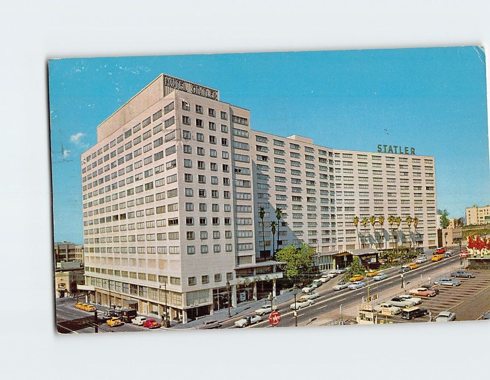 Postcard Hotel Statler Los Angeles California USA