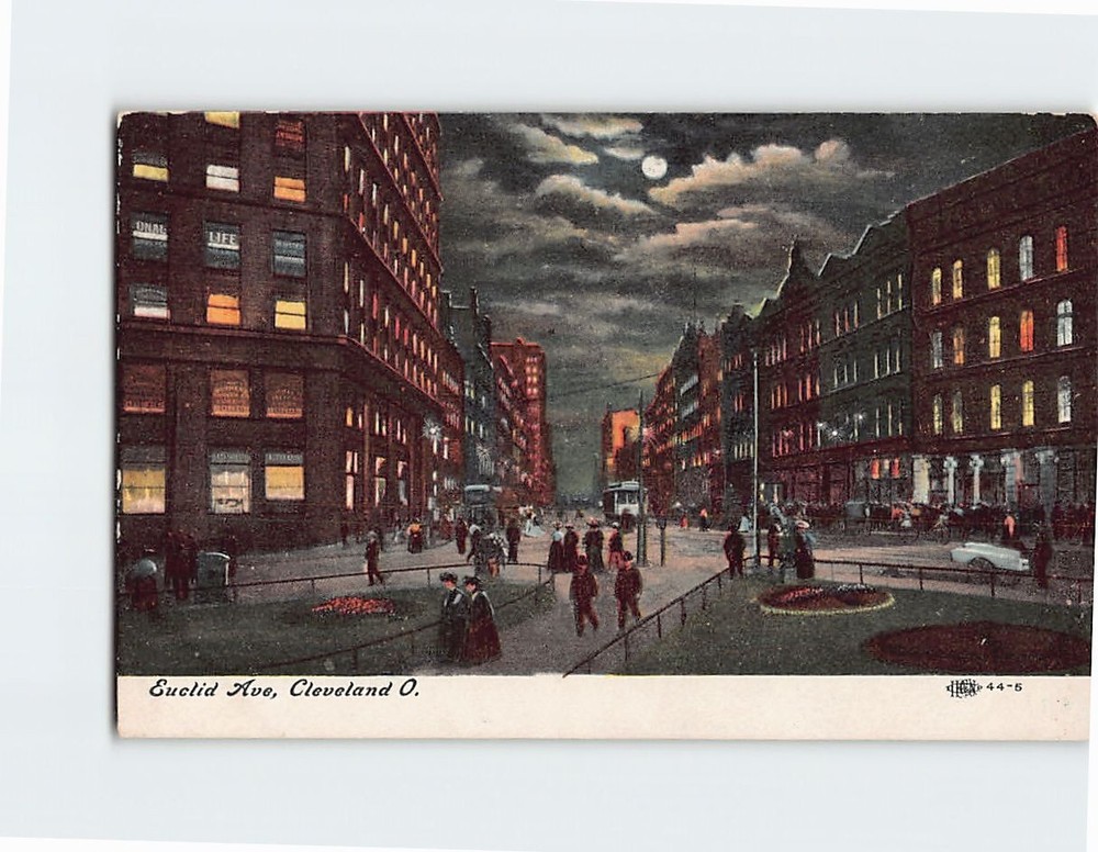 Postcard Euclid Avenue Cleveland Ohio USA