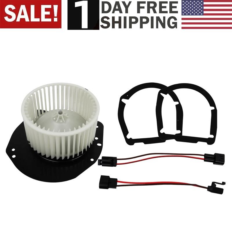 HVAC Heater Blower Motor w/ Wheel for Ford F-150 F-250 Bronco Lincoln Mercury