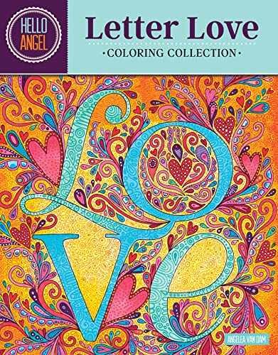 Hello Angel Letter Love Coloring - Paperback, by Angelea Van Dam - Very Good