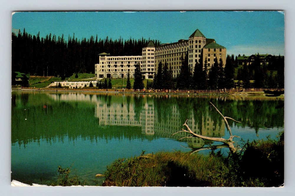 Canada- Lake Louise Chateau Advertising Standard Souvenir Post Vintage Postcard
