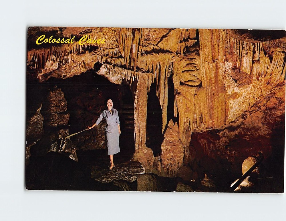 Postcard Drapery Room, Colossal Caves, Tucson, Arizona