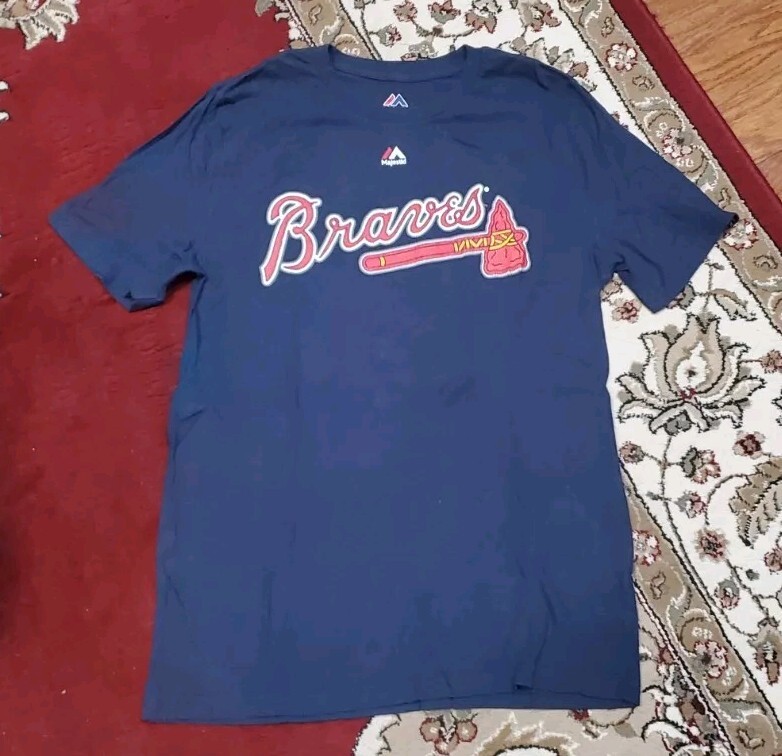Majestic Atlanta Braves Youth T-Shirt Size Large 14/16