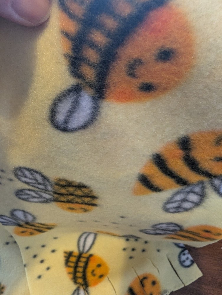 Cute Fuzzy Bumble Bee Scarf for Winter Warmth