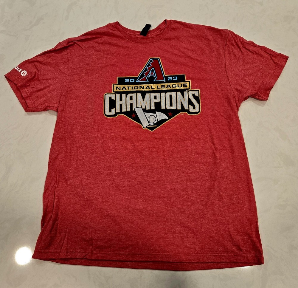 Arizona Diamondbacks Dbacks 2023 NL Champions T-Shirt XL SGA 3/29/24