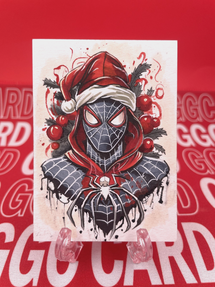 【Christmas Limited】GGC Studio Marvel Spider-Man Artist Auto Sketch Card 1/1