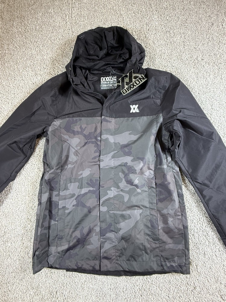 Dixxon Flannel Co Camo Men's Tech Jacket, Wind and Water Proof, Size Medium, NWT