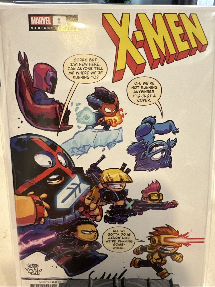 Marvel X-Men #1 Skottie Young Variant Edition Signed By Skottie Young 2024 W/COA