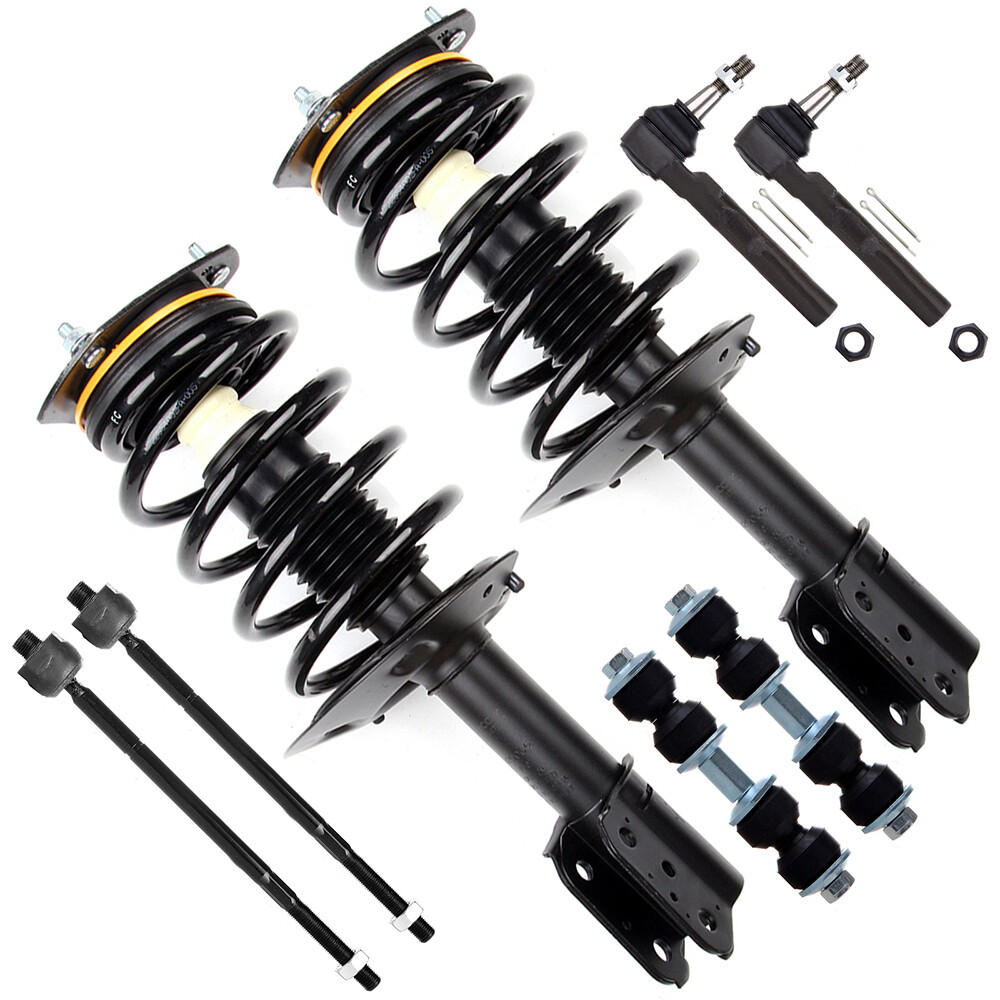 2001-2007 Buick Rendezvous Pontiac Aztek Front Struts Spring Sway Bar Tie Rod